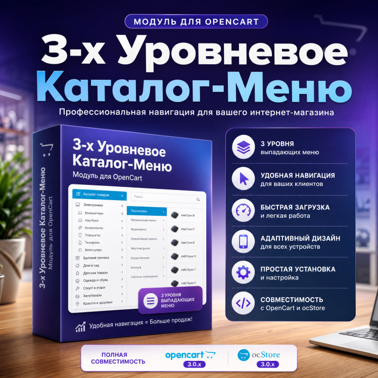 3-х Уровневое Каталог-Меню